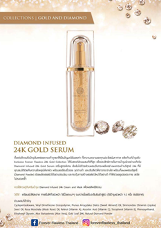 FF - Marketing & Advertisement - Brochure -GOLD Diamond Infused 24K Gold Serum 40ml.1Pack 500Pcs -
